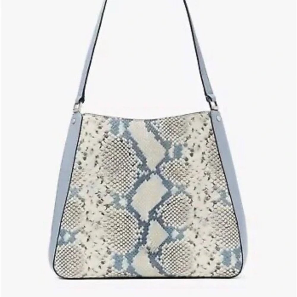 NWOT Kate Spade Leila Snake Embossed Handbag